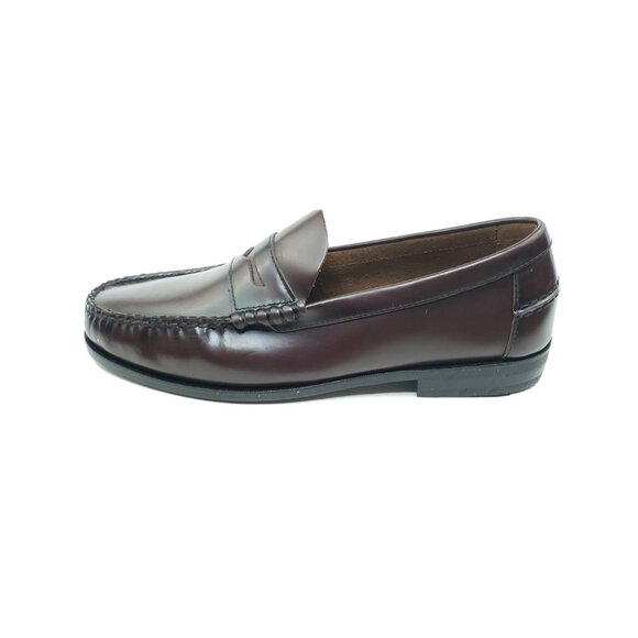 Florsheim Berkeley Mens Penny Loafer Brown Leather Dress Shoe 10 E - Picture 1 of 10